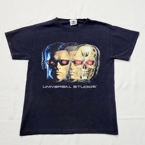 Vintage 90's Official Universal Studios Terminator 1 the Movie Men's Tee size XS